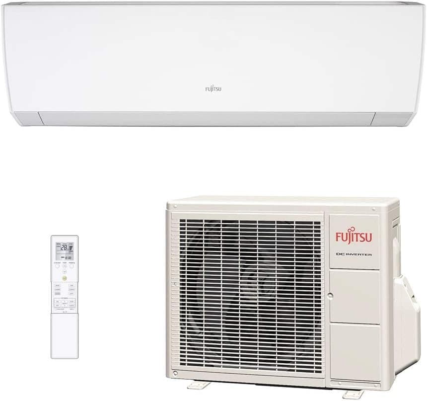 Ar-Condicionado Split HW Inverter Fujitsu ASBG09LMCA 9.000 BTUs Quente/Frio 220V
